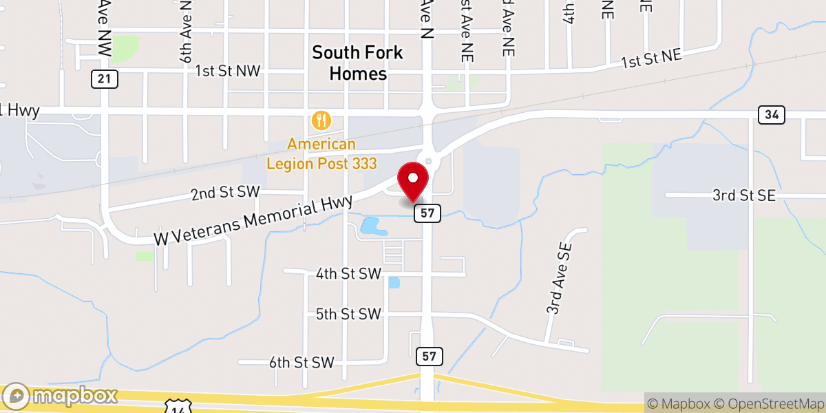 Map showing location of Train a Child Center
