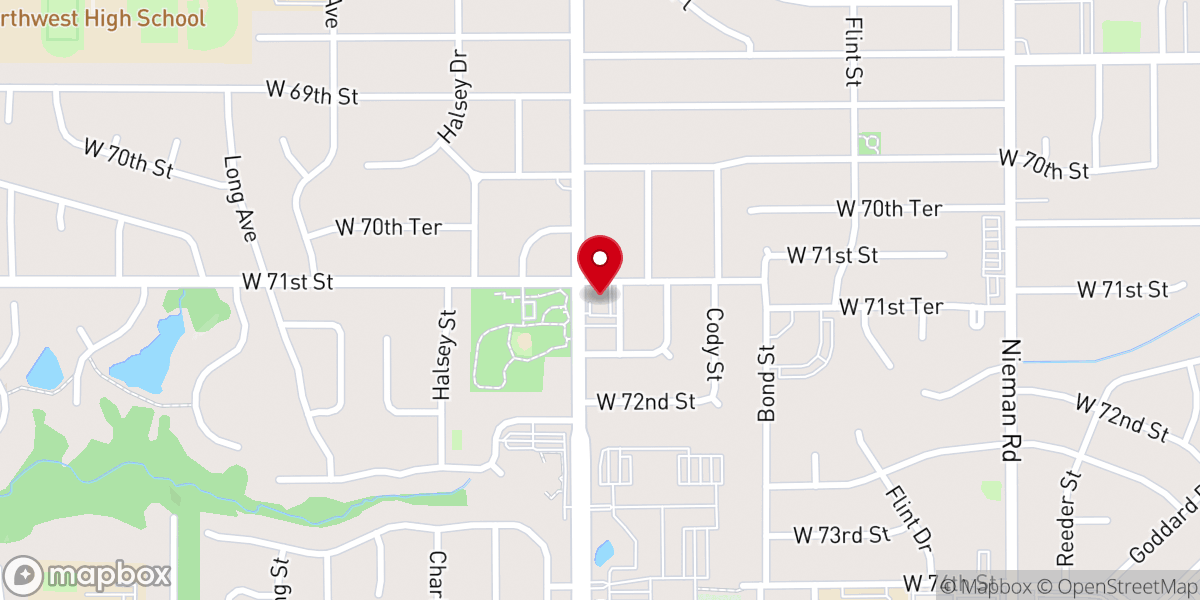 Map showing location of Emmanuel Family Church