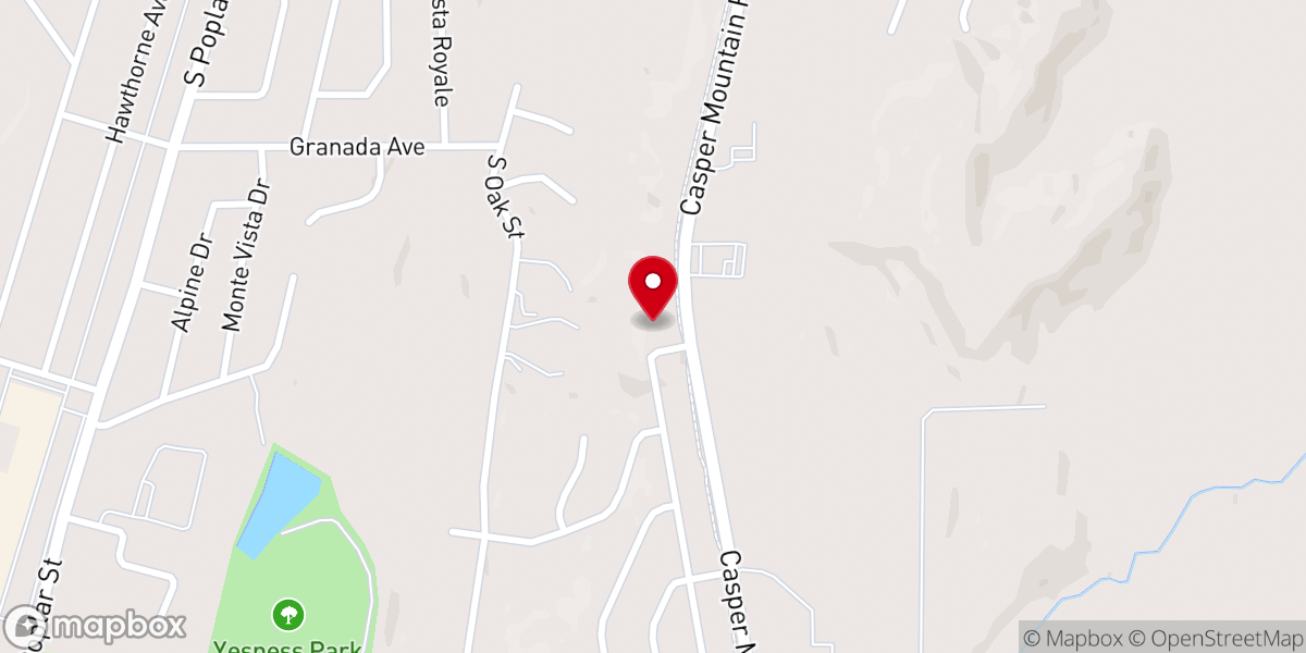 Map showing location of Cornerstone Evangelical Free Church