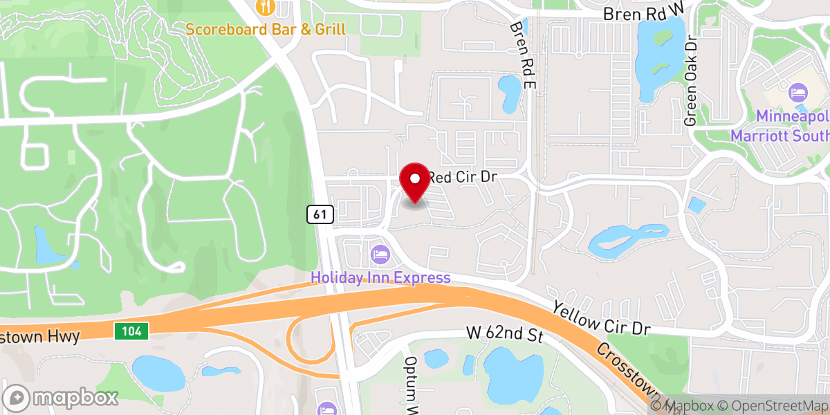 Map showing location of River Valley Church - Crosstown Campus