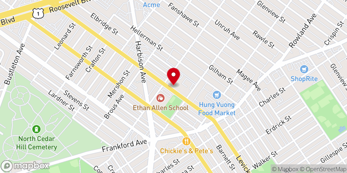 Map showing location of St. Timothy Roman Catholic Church