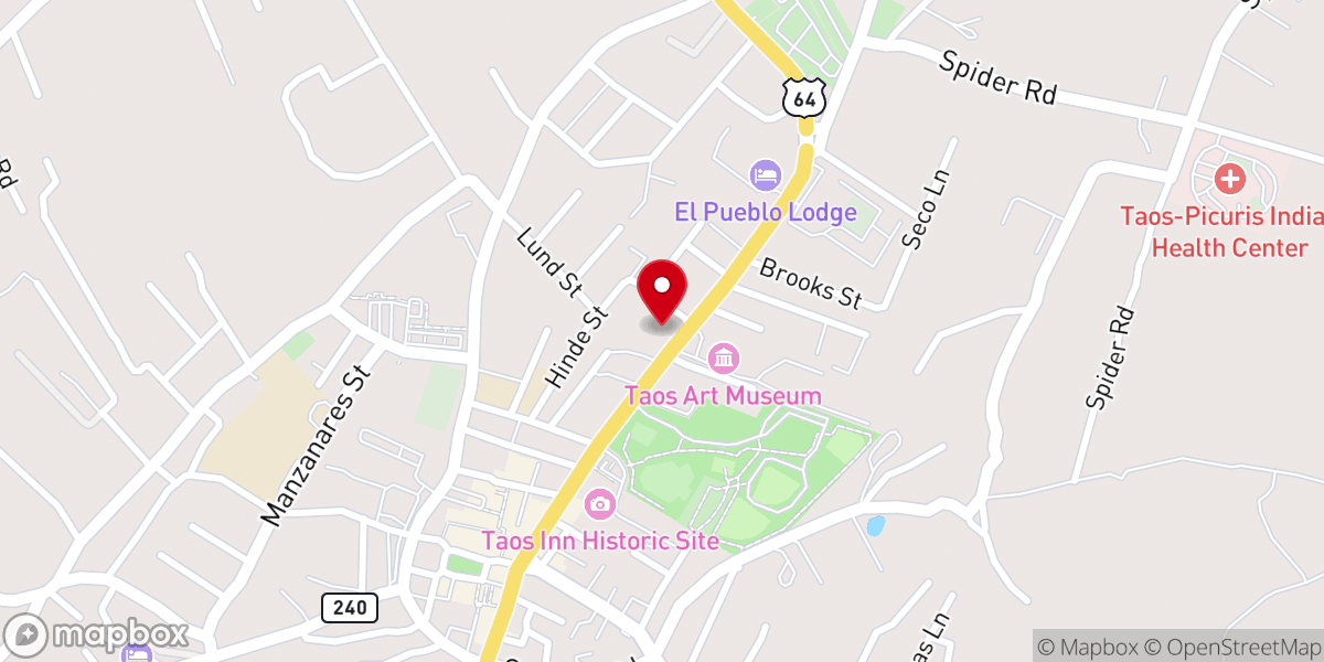 Map showing location of Bodega by CHURCH