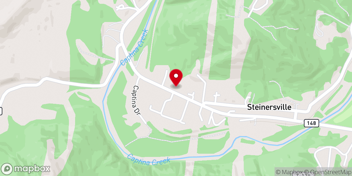 Map showing location of Amity Methodist Church