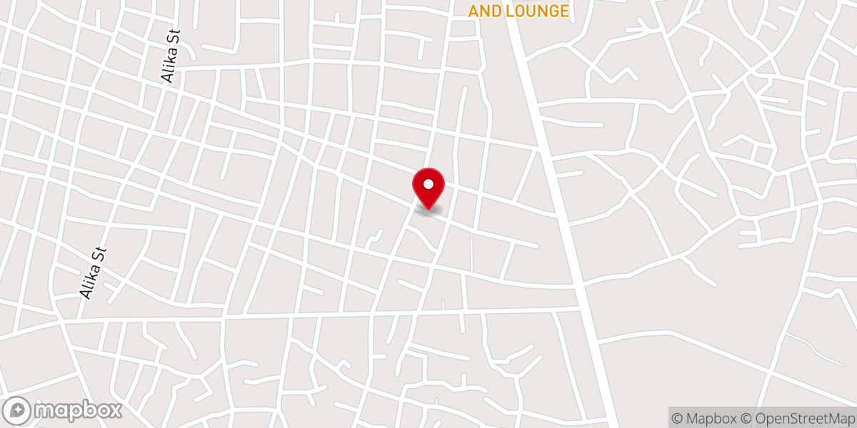 Map showing location of The Redeemed Christian Church Of God