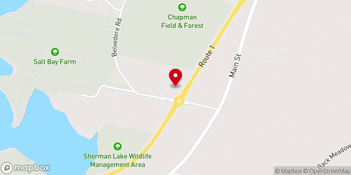 Map showing location of Christ Church
