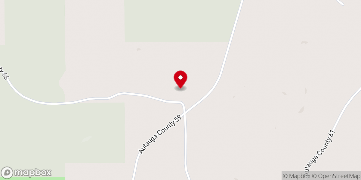 Map showing location of Boones Chapel Baptist Church