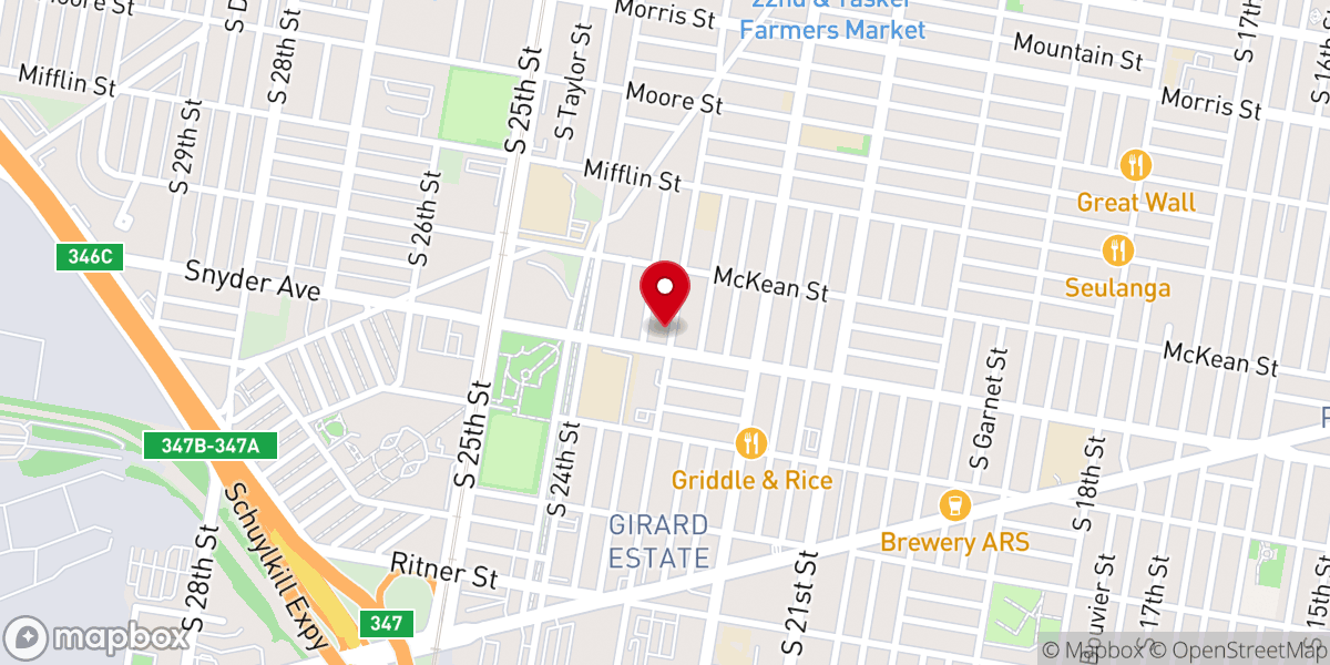Map showing location of Royal Cloth Ministries