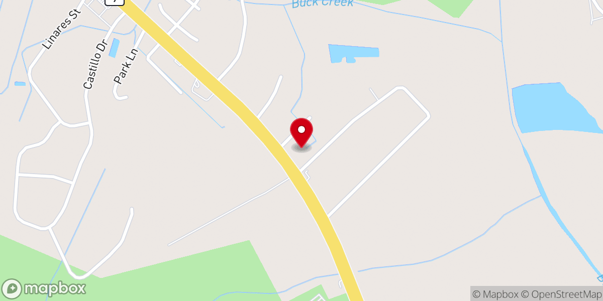 Map showing location of Sweet Home Church