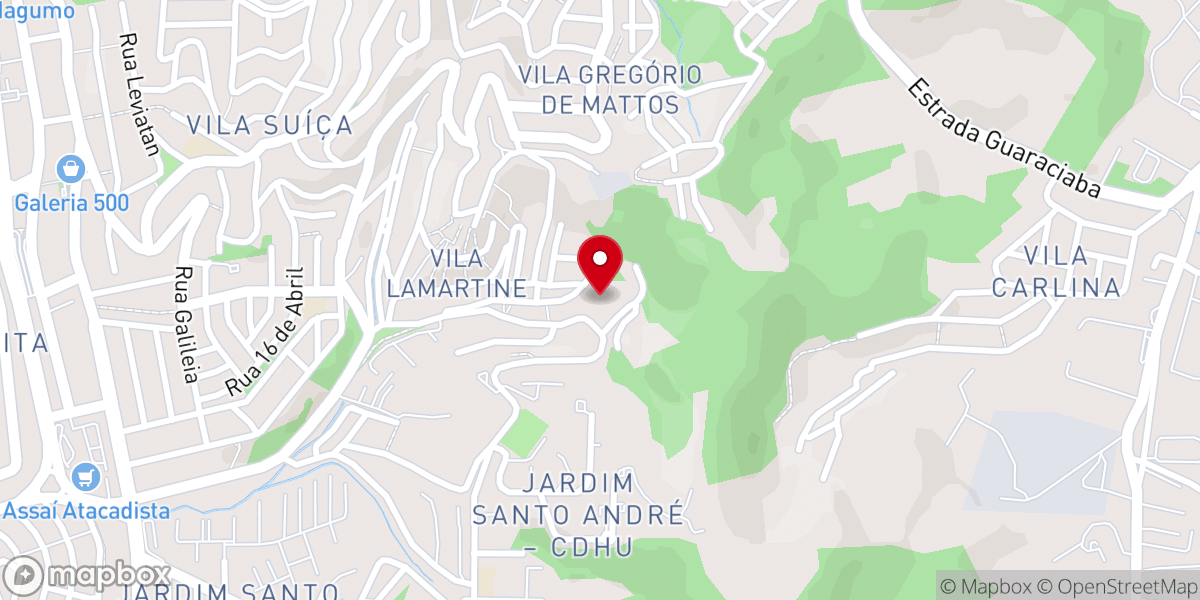 Map showing location of Capela Nossa Senhora das Graças
