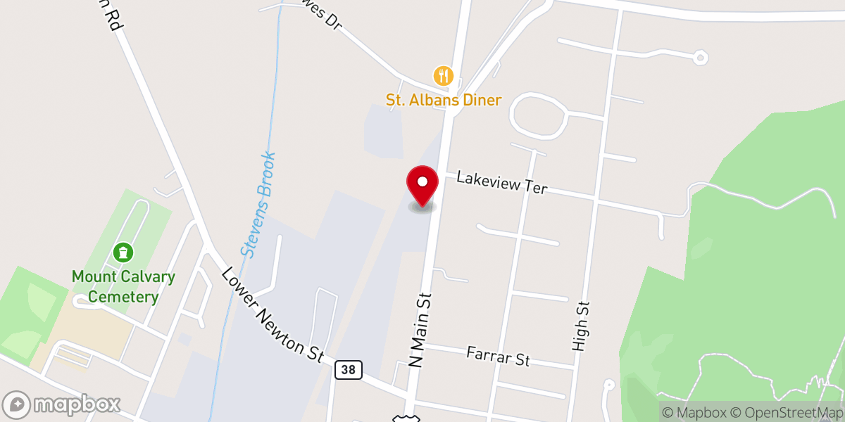 Map showing location of Redeemer Church