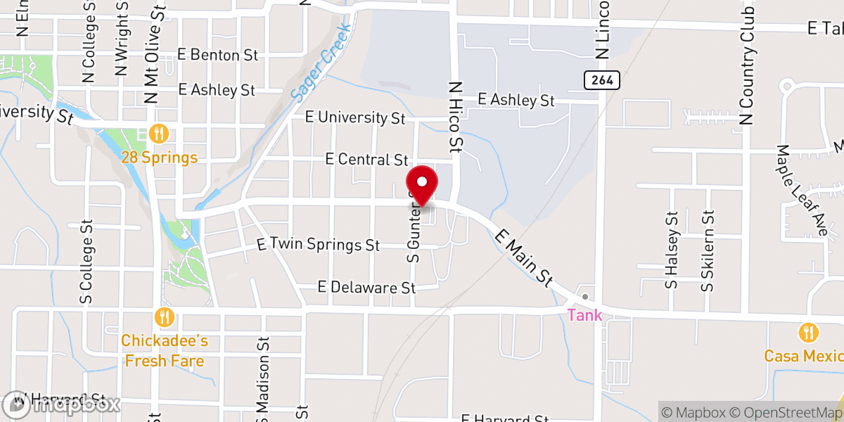 Map showing location of Church of All Nations