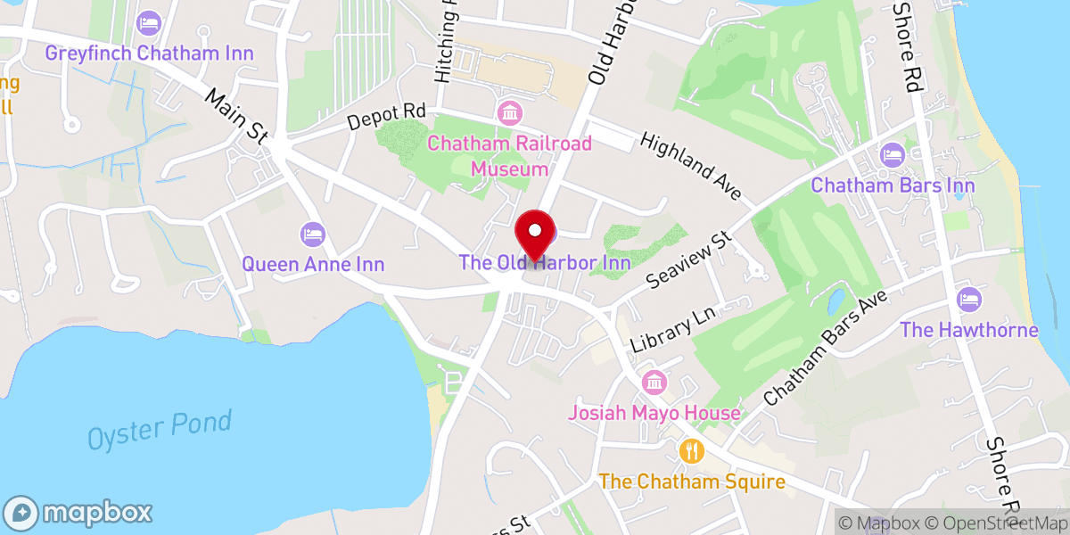 Map showing location of First Congregational Church of Chatham UCC