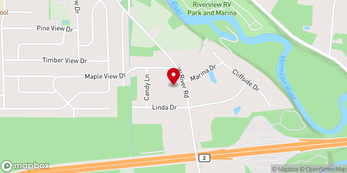 Map showing location of First Baptist Church