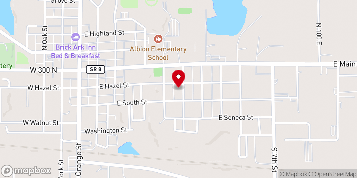 Map showing location of Cross Timbers Cowboy Church