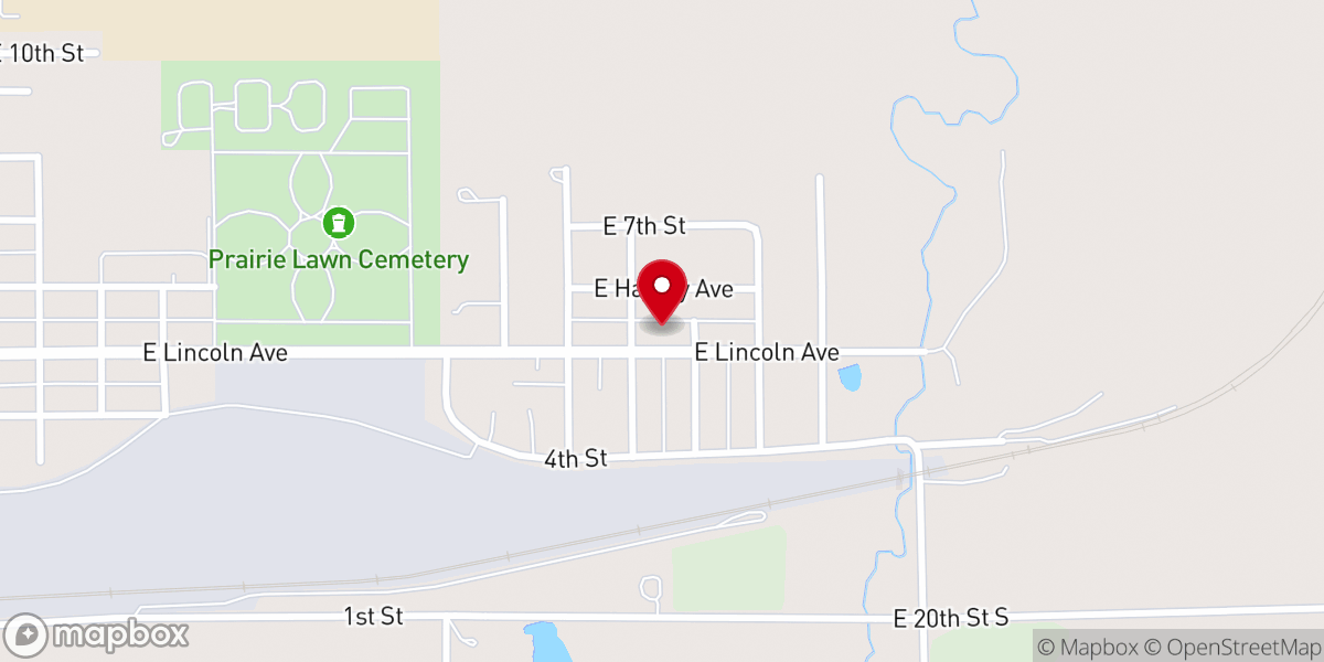 Map showing location of First Baptised church