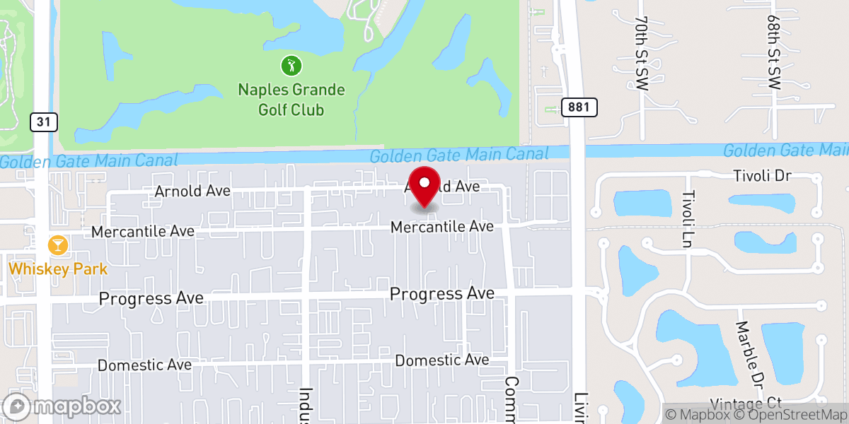 Map showing location of Saint Vincent De Paul Society - Food Distribution Center