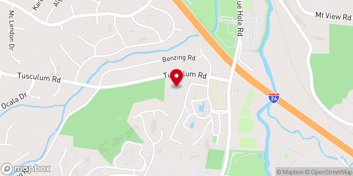 Map showing location of The Branch of Nashville