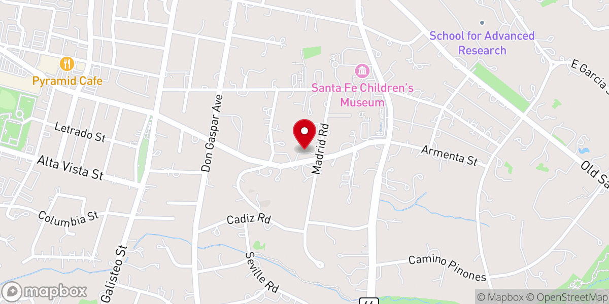 Map showing location of Holy Trinity Orthodox Church
