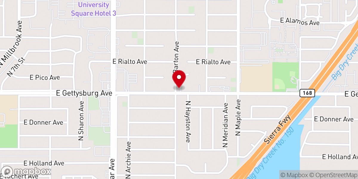 Map showing location of New Apostolic Church
