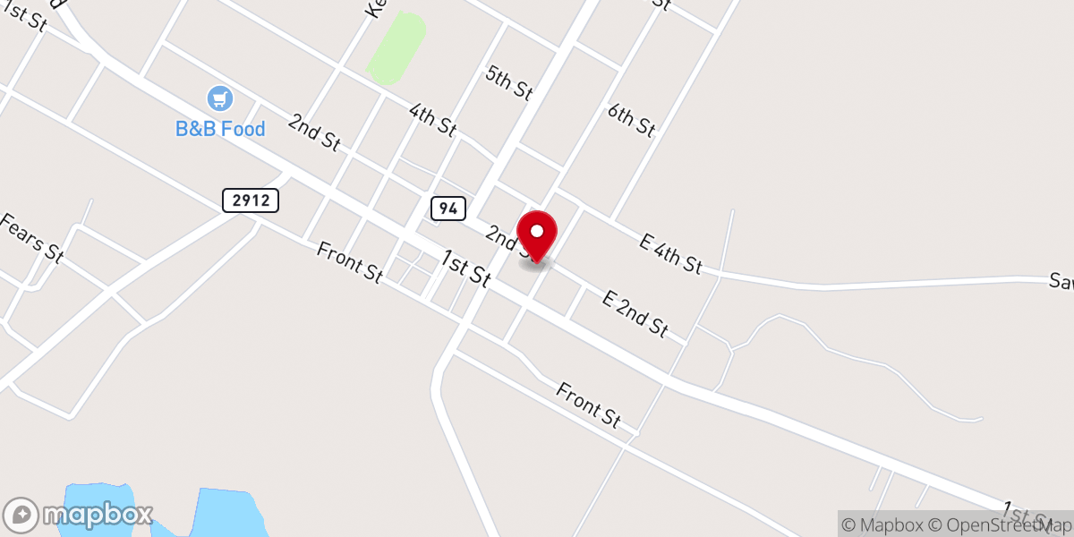 Map showing location of Groveton Methodist