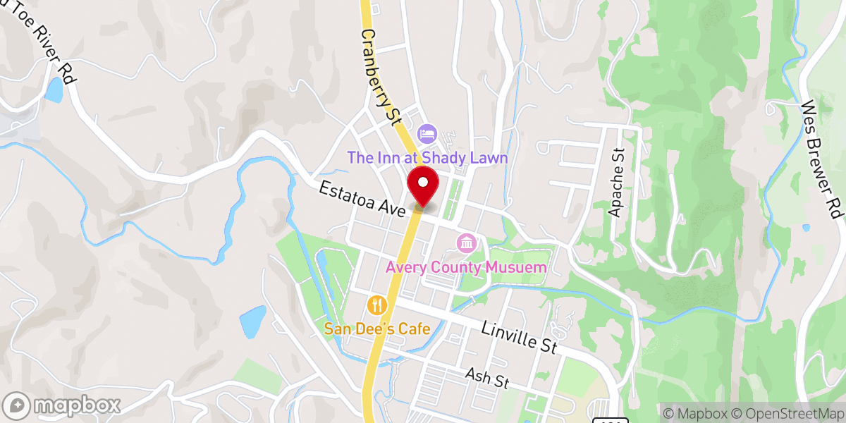 Map showing location of Sweetwater Springs Biblical Counseling Center Inc
