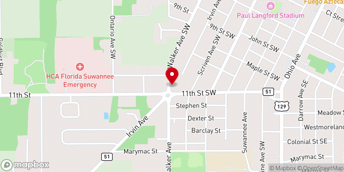 Map showing location of Nazareth SDA Church