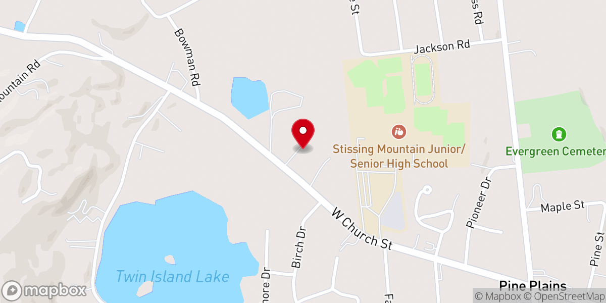 Map showing location of Church Street Studios
