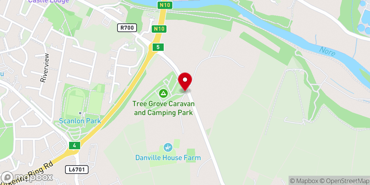 Map showing location of Tree Grove