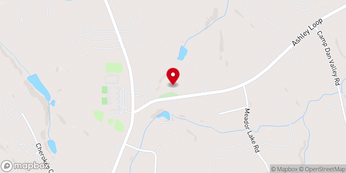 Map showing location of Macedonia Primitive Baptist Church