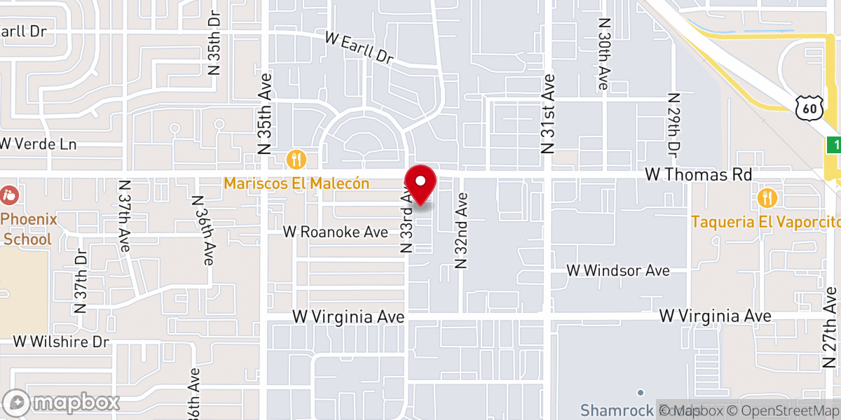 Map showing location of Yes and Amen Mentoring