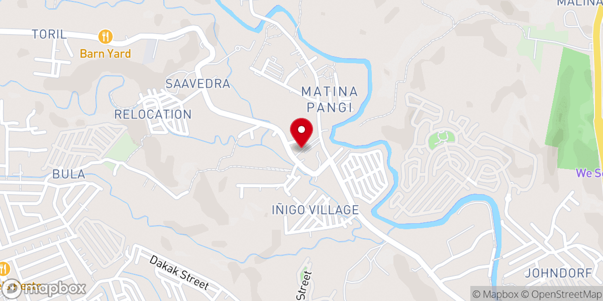 Map showing location of UCCP Matina Pangi