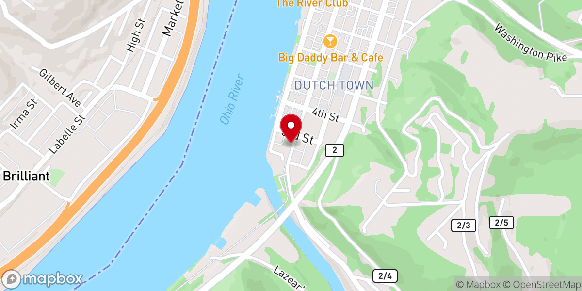 Map showing location of Riverview Chapel Inc