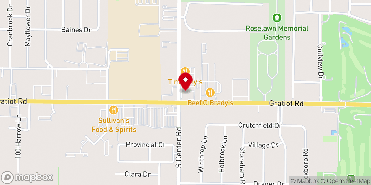 Map showing location of Door Church Saginaw