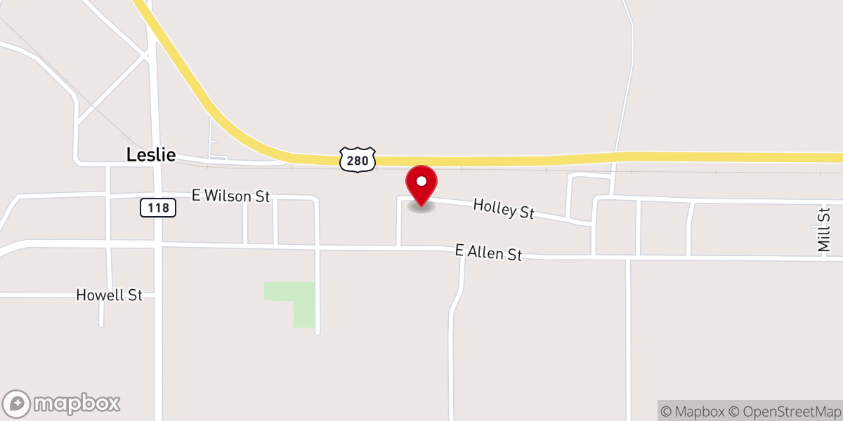 Map showing location of Abundant Life Holiness Church Inc