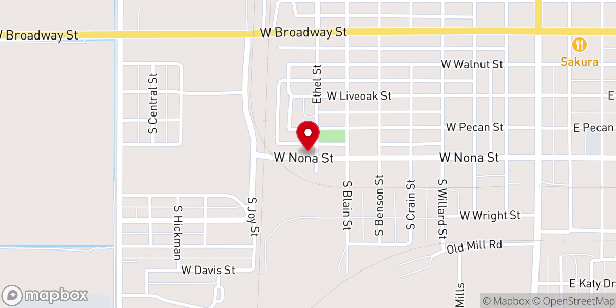 Map showing location of Strong Tower Ministries