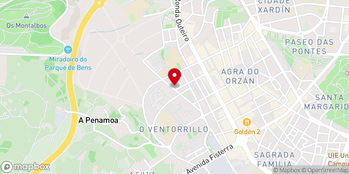 Map showing location of C. Monasterio de Caaveiro, 7, bajo c