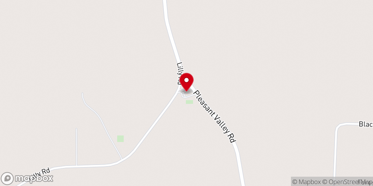 Map showing location of Midway Independent Methodist Church