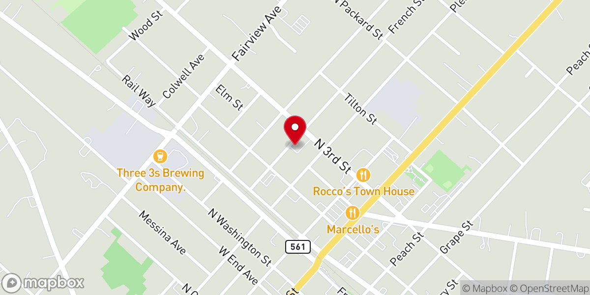 Map showing location of St. Mary of Mount Carmel Parish