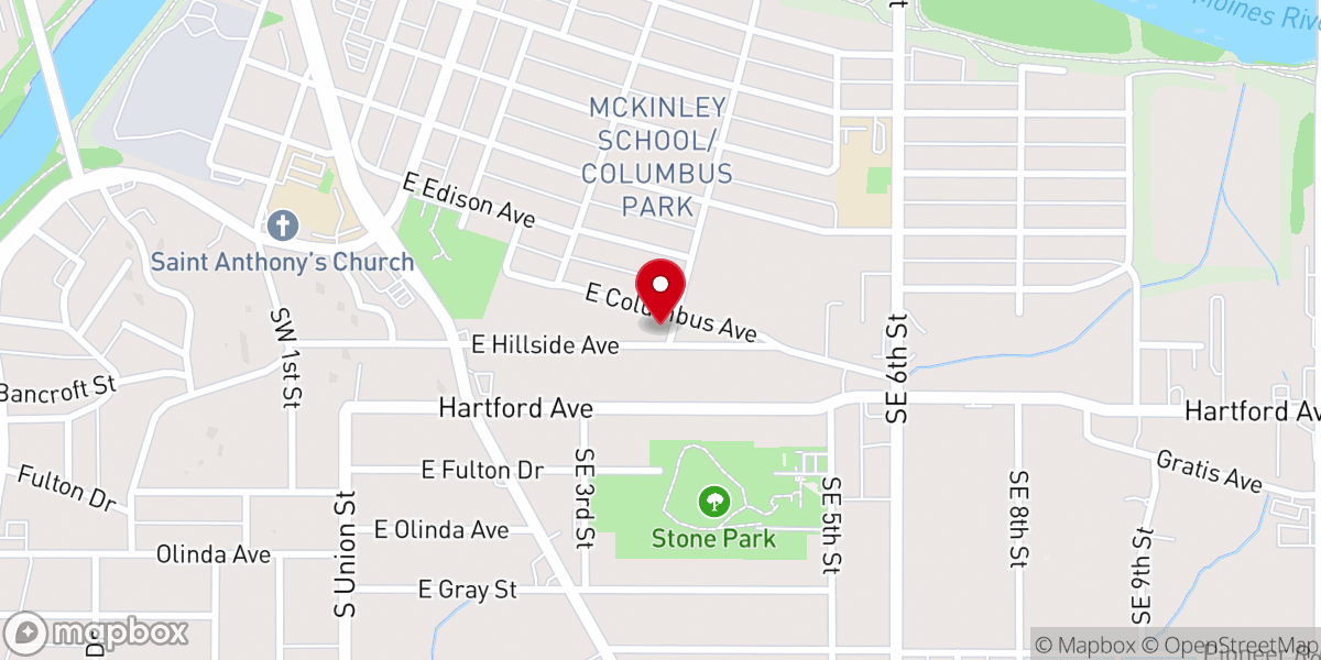 Map showing location of Jordan United Methodist Church