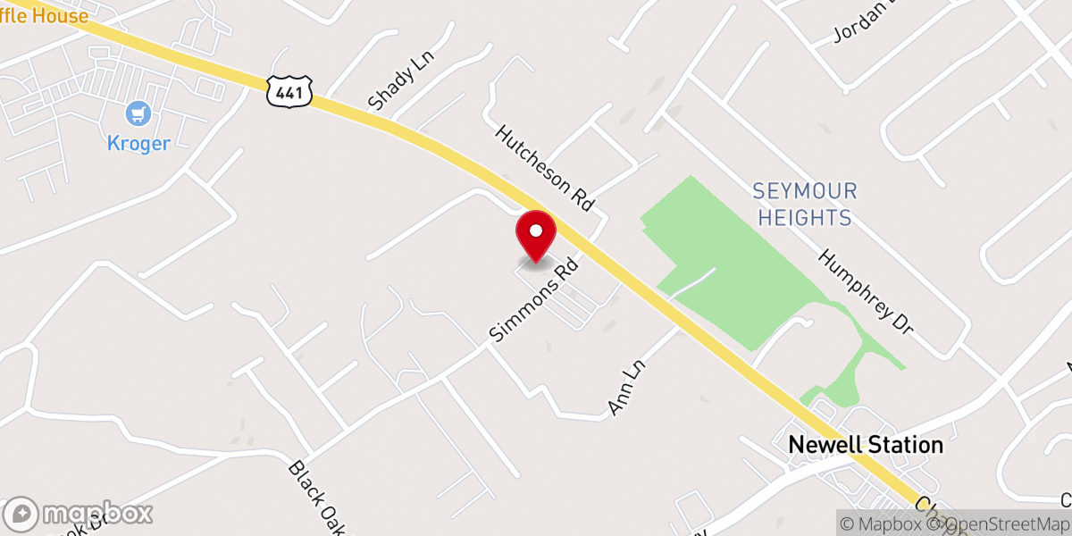 Map showing location of Eden Chapel