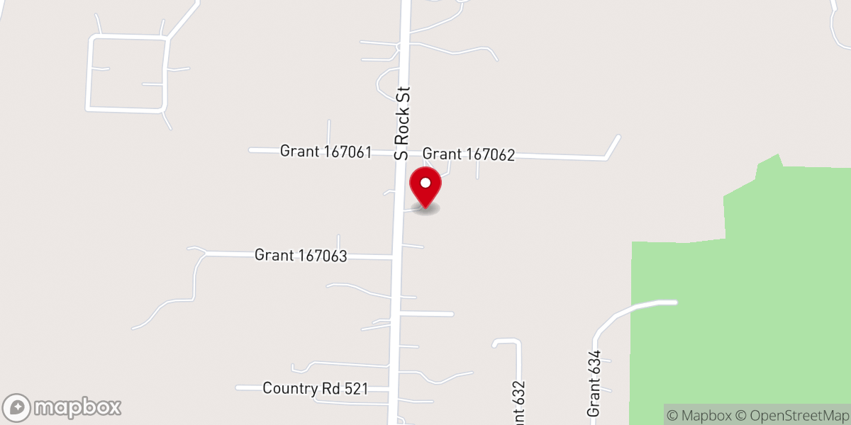 Map showing location of Full Gospel Christian Association