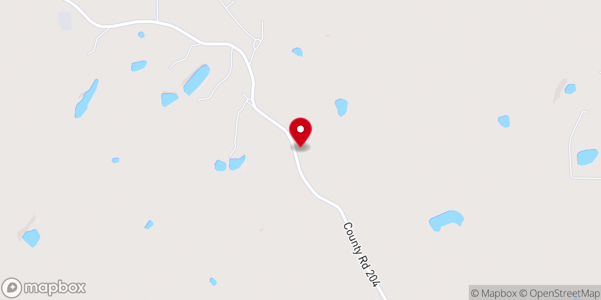 Map showing location of Smiths Chapel