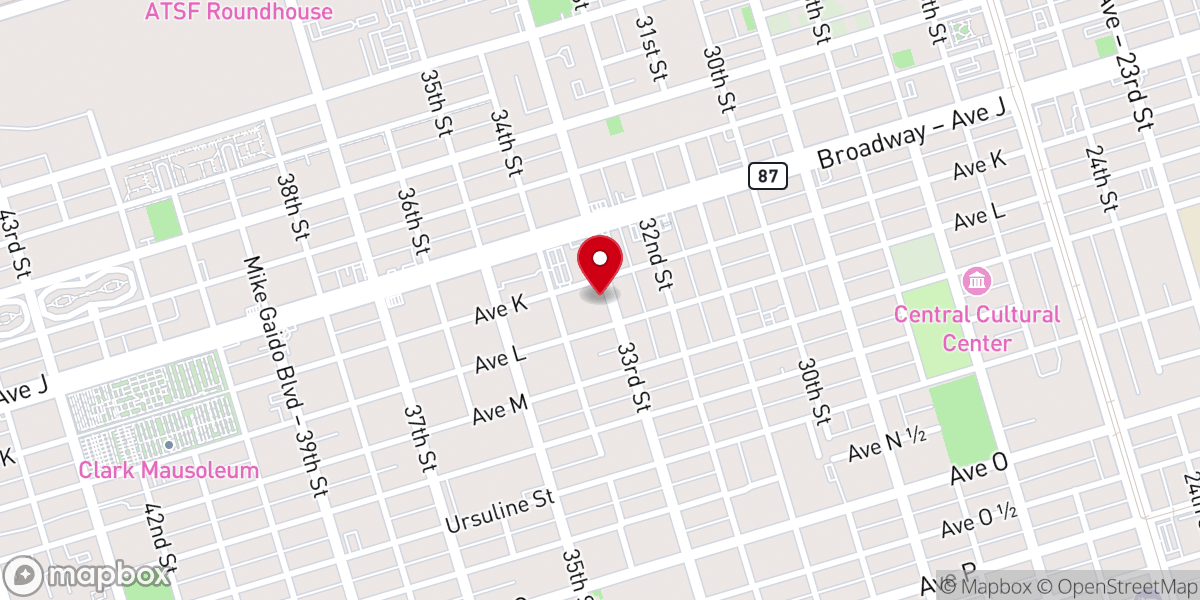 Map showing location of The Light of the world Church