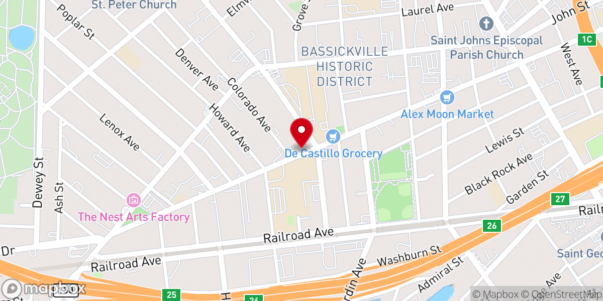 Map showing location of Bethel Memorial Deliverance Church