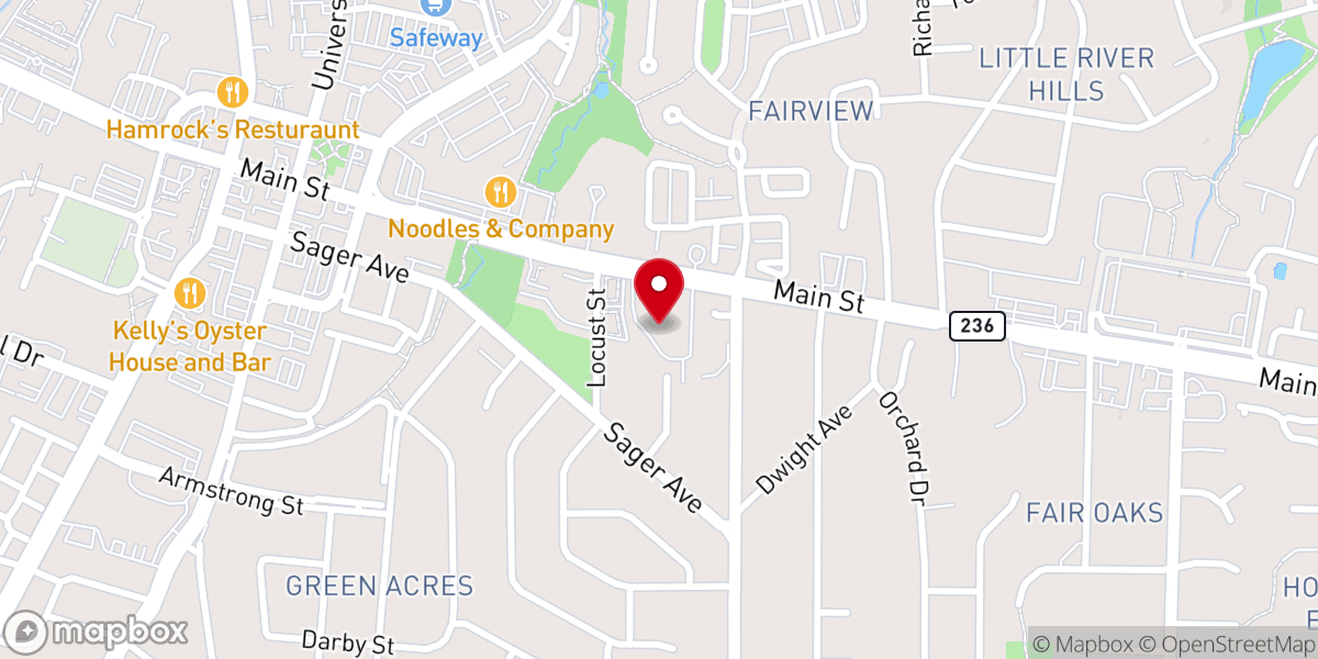 Map showing location of Shepherd's Heart Anglican Church