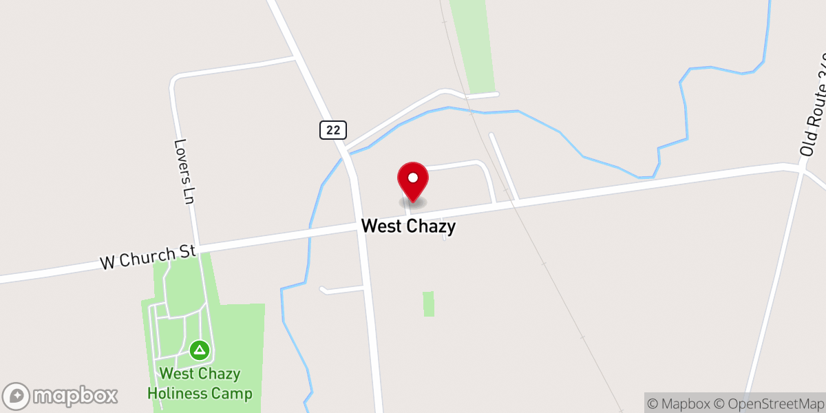 Map showing location of Wesleyan Church