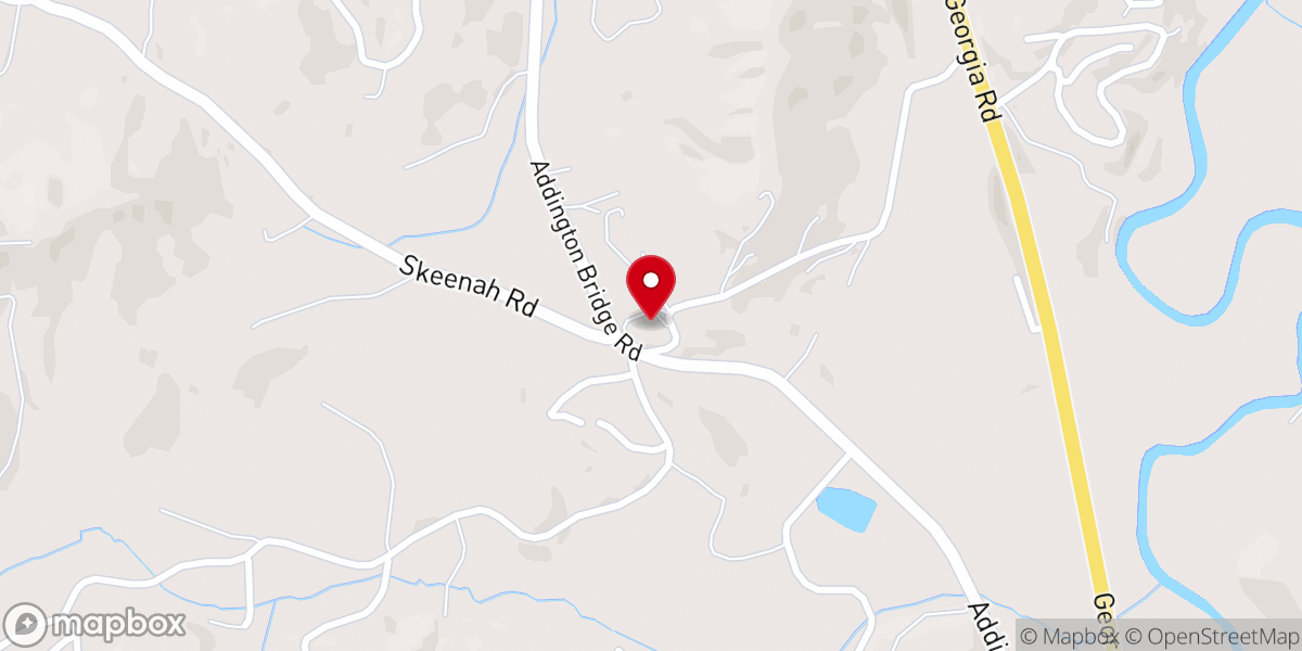 Map showing location of Morrison Presbyterian Church