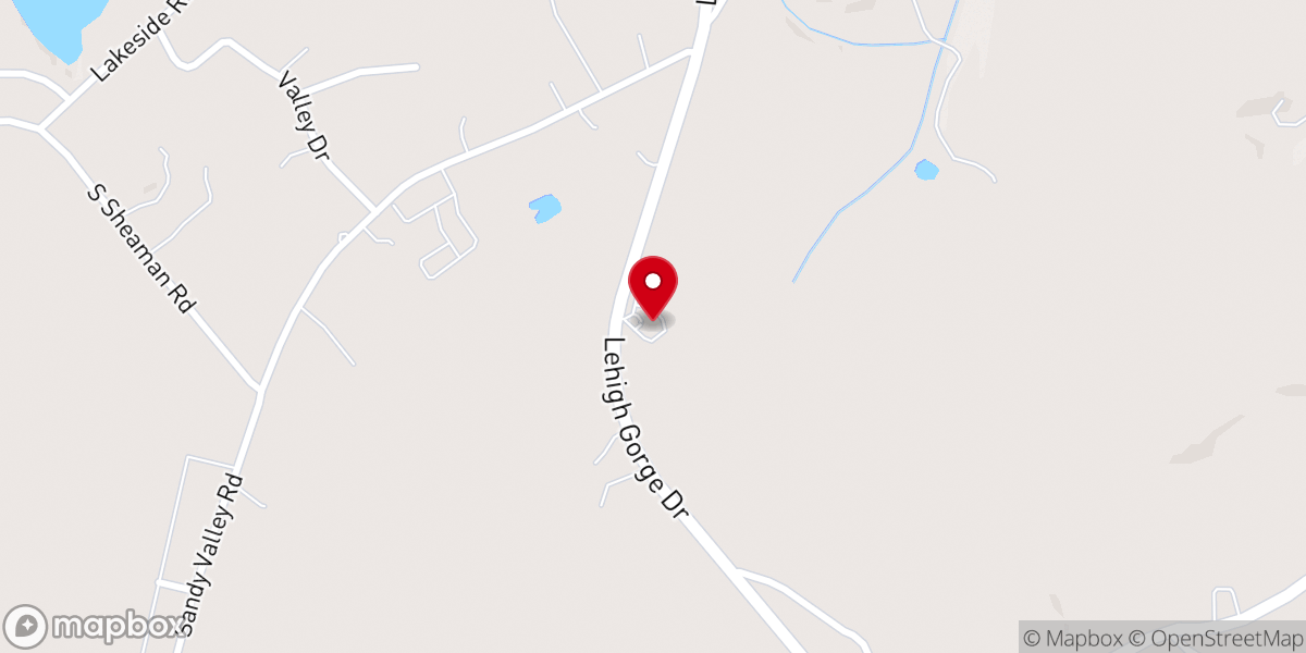 Map showing location of Mountainview Community Church