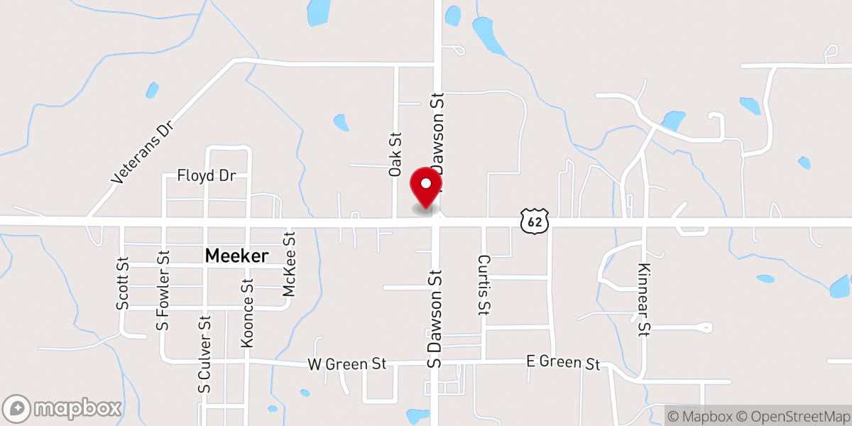 Map showing location of Rockin’ Cross Ministries