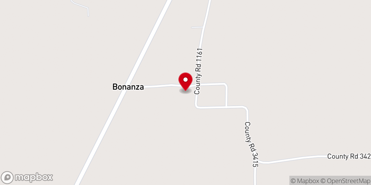 Map showing location of Chapel Hill Baptist Church